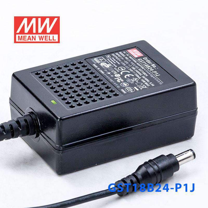 Mean Well GST18B24 - P1J Power Supply 18W 24V - GST18B24 - P1J - powersupplymall.com
