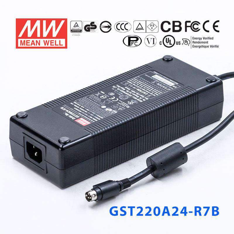 Mean Well GST220A24 - R7B Power Supply 220W 24V - GST220A24 - R7B - powersupplymall.com