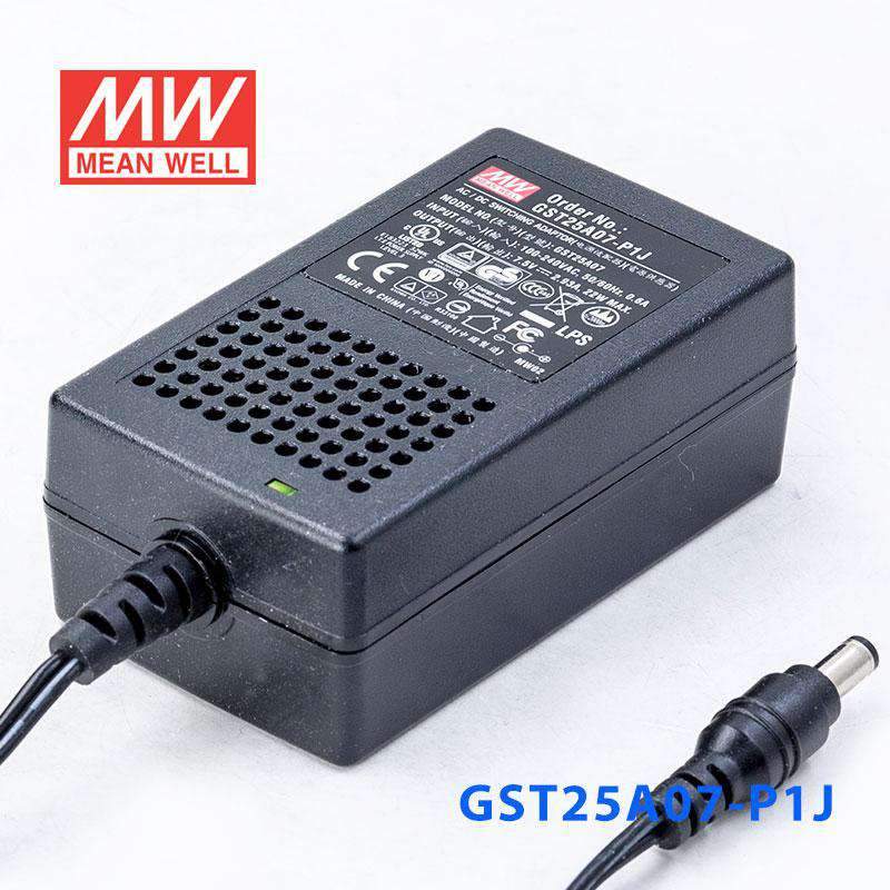 Mean Well GST25A07 - P1J Power Supply 20W 7.5V - GST25A07 - P1J - powersupplymall.com