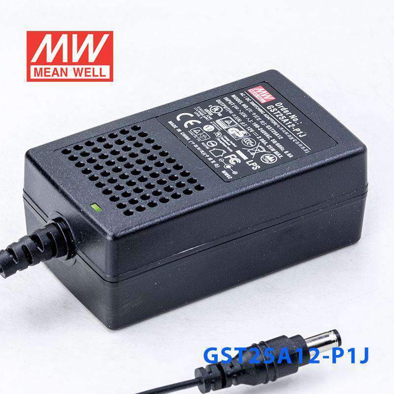 Mean Well GST25A12 - P1J Power Supply 25W 12V - GST25A12 - P1J - powersupplymall.com