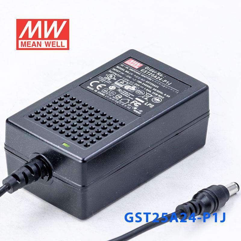 Mean Well GST25A24 - P1J Power Supply 25W 24V - GST25A24 - P1J - powersupplymall.com