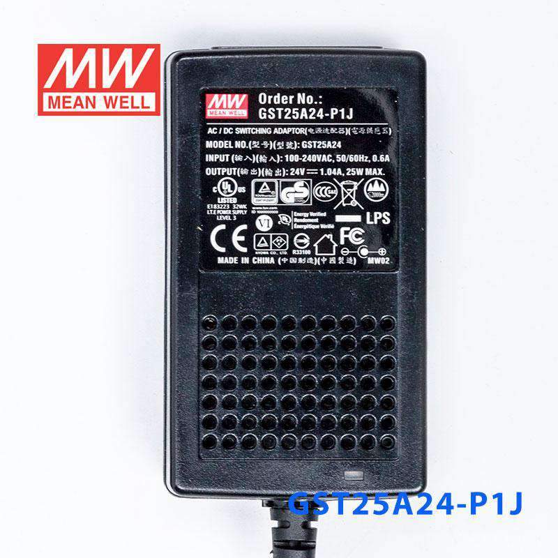 Mean Well GST25A24 - P1J Power Supply 25W 24V - GST25A24 - P1J - powersupplymall.com