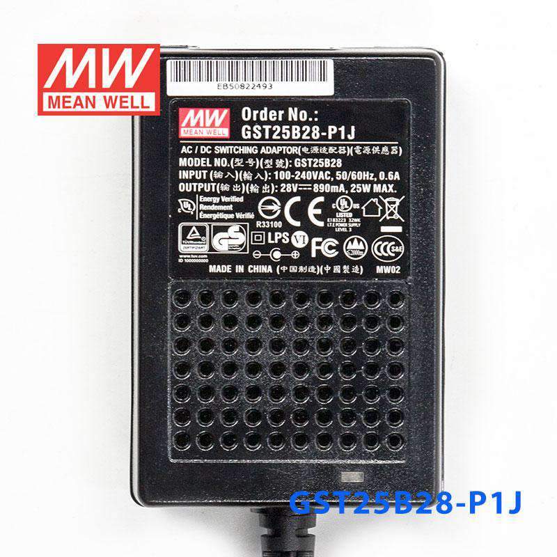 Mean Well GST25B28 - P1JPower Supply 25W 28V - GST25B28 - P1J - powersupplymall.com