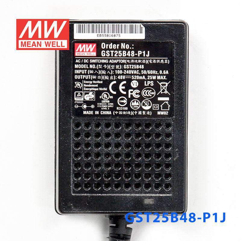 Mean Well GST25B48 - P1J Power Supply 25W 48V - GST25B48 - P1J - powersupplymall.com