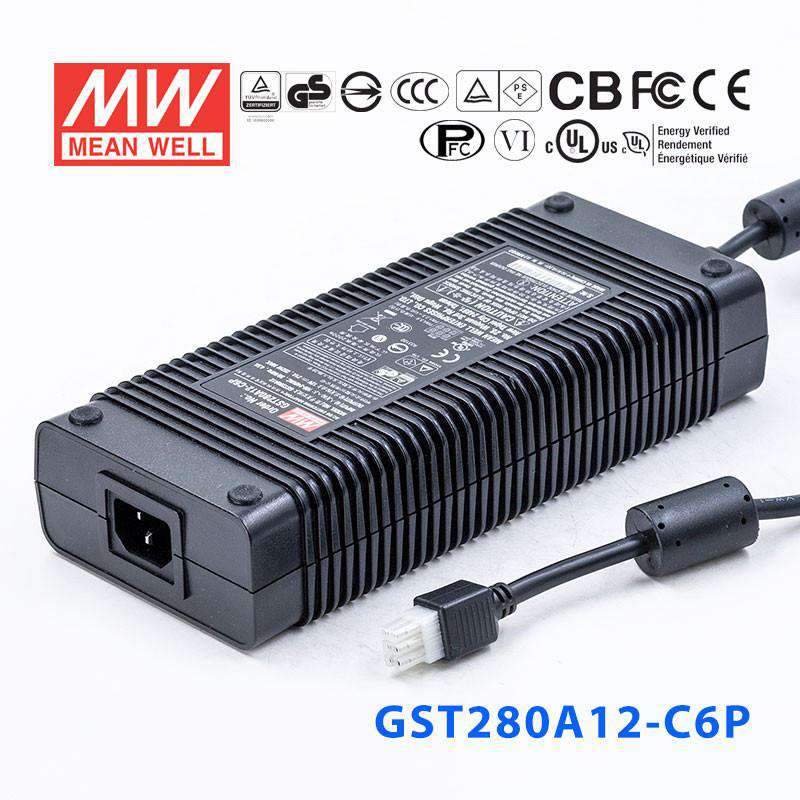 Mean Well GST280A12 - C6P Power Supply 252W 12V - GST280A12 - C6P - powersupplymall.com