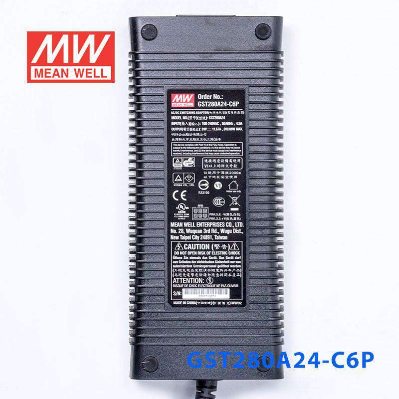 Mean Well GST280A24 - C6P Power Supply 280W 24V - GST280A24 - C6P - powersupplymall.com