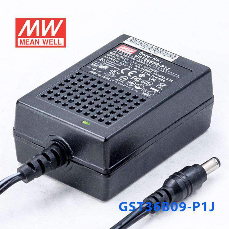 Mean Well GST36B09 - P1J Power Supply 28W 9V - GST36B09 - P1J - powersupplymall.com