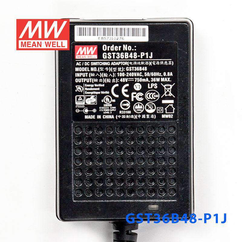 Mean Well GST36B48 - P1J Power Supply 36W 48V - GST36B48 - P1J - powersupplymall.com
