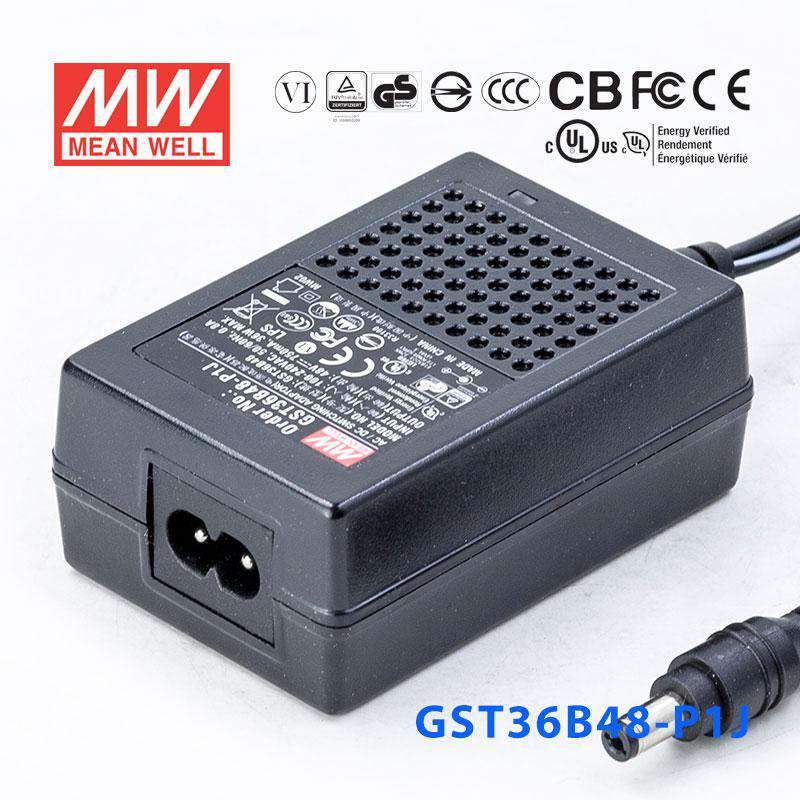 Mean Well GST36B48 - P1J Power Supply 36W 48V - GST36B48 - P1J - powersupplymall.com