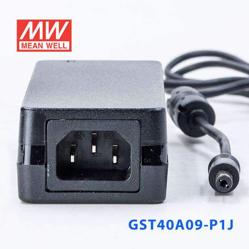 Mean Well GST40A09 - P1J Power Supply 40W 9V - GST40A09 - P1J - powersupplymall.com