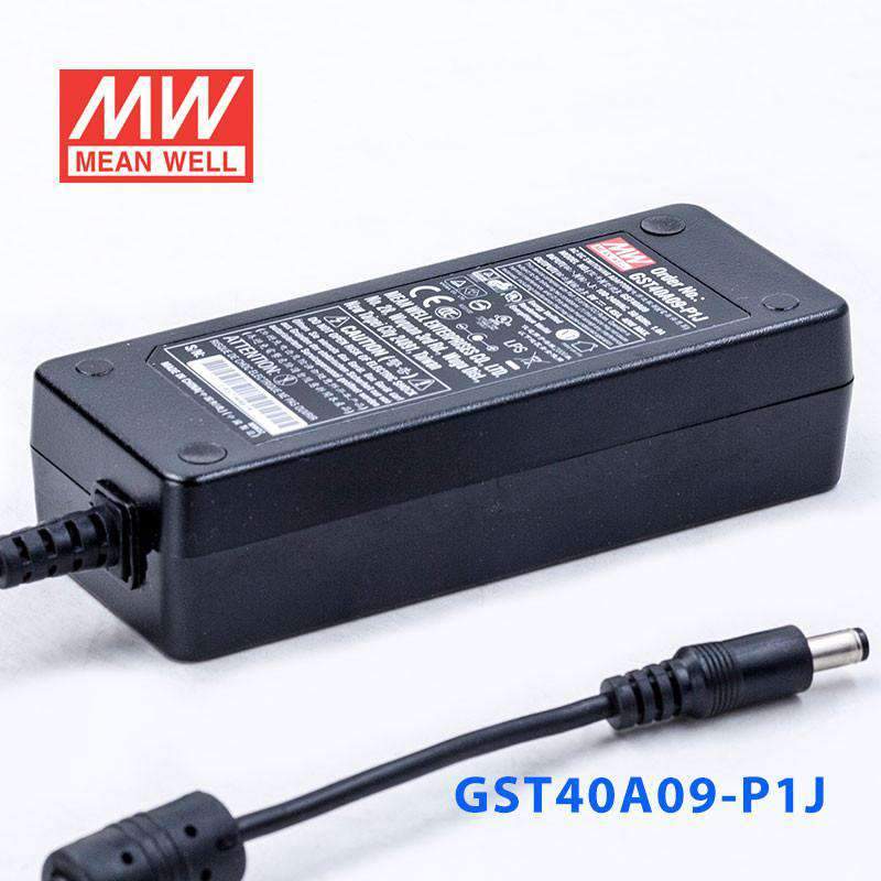 Mean Well GST40A09 - P1J Power Supply 40W 9V - GST40A09 - P1J - powersupplymall.com