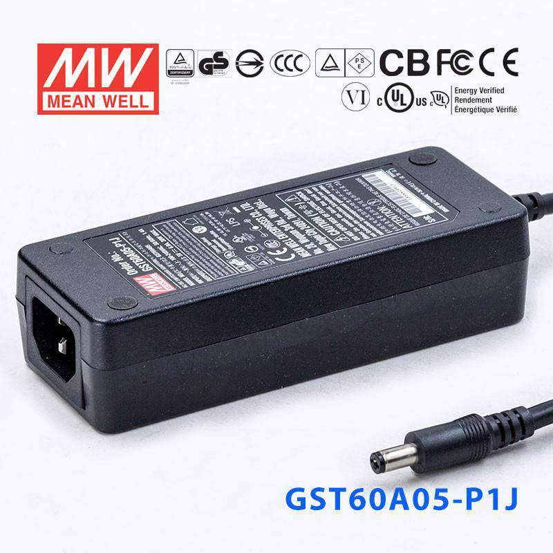 Mean Well GST60A05 - P1J Power Supply 30W 5V - GST60A05 - P1J - powersupplymall.com