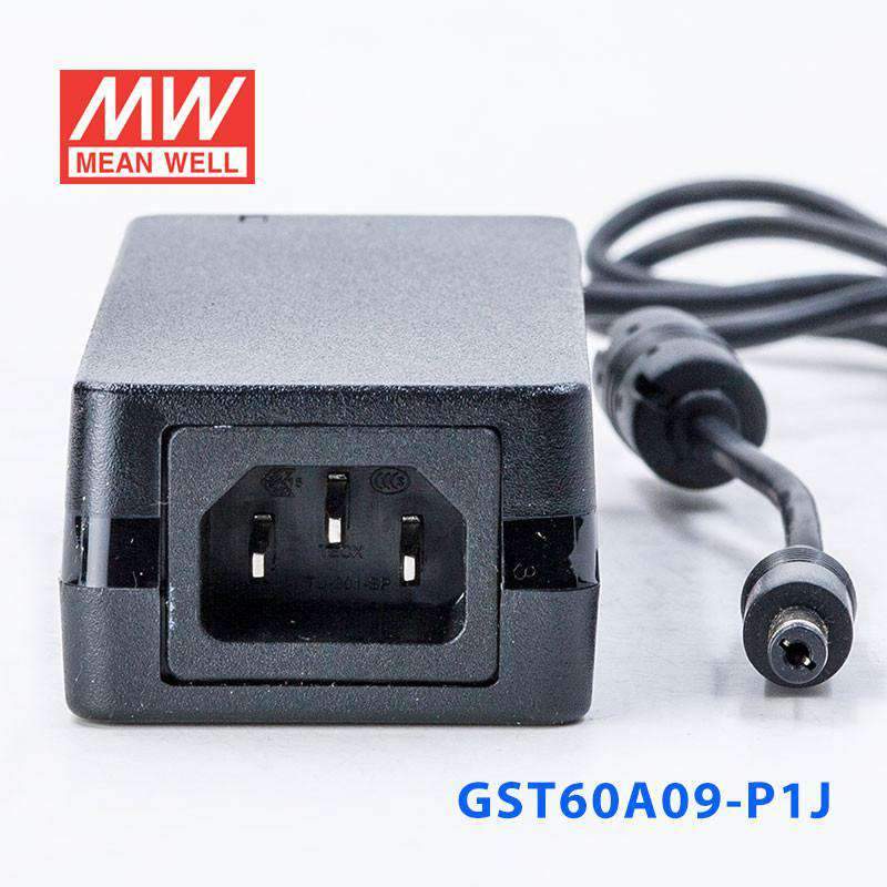 Mean Well GST60A09 - P1J Power Supply 54W 9V - GST60A09 - P1J - powersupplymall.com