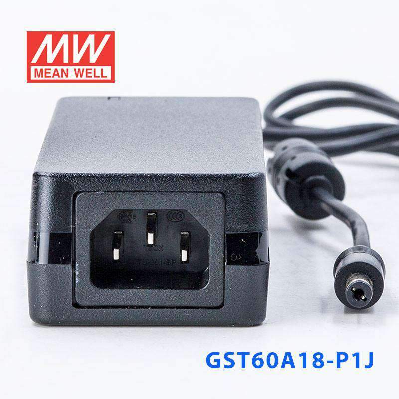 Mean Well GST60A18 - P1J Power Supply 60W 18V - GST60A18 - P1J - powersupplymall.com