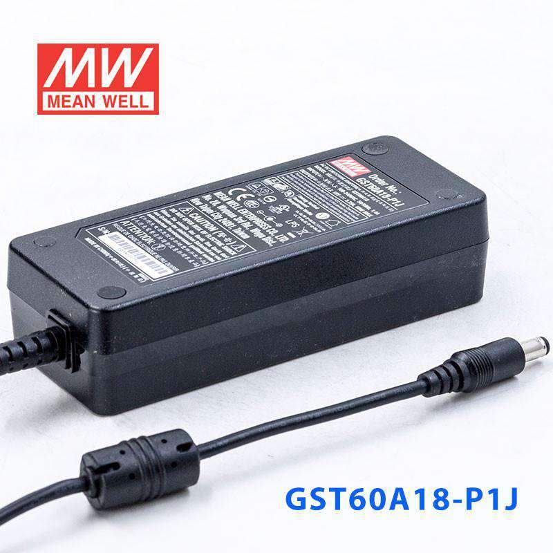 Mean Well GST60A18 - P1J Power Supply 60W 18V - GST60A18 - P1J - powersupplymall.com