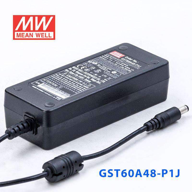 Mean Well GST60A48-P1J Power Supply 60W 48V 1.25A - GST60A48-P1J - powersupplymall.com