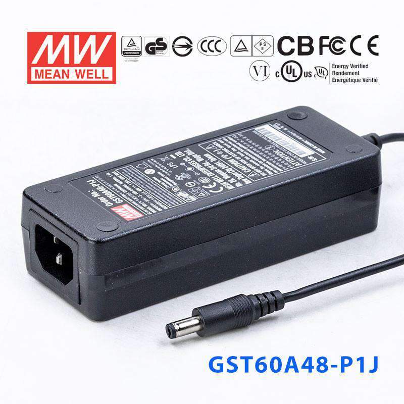 Mean Well GST60A48 - P1J Power Supply 60W 48V - GST60A48 - P1J - powersupplymall.com