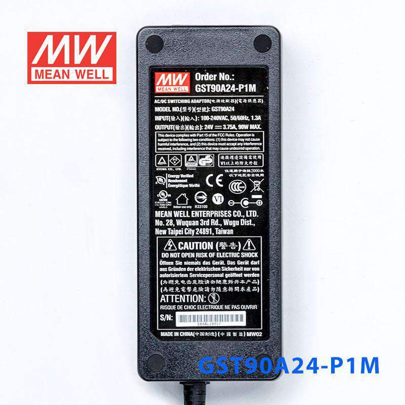 Mean Well GST90A24 - P1M Power Supply 90W 24V - GST90A24 - P1M - powersupplymall.com