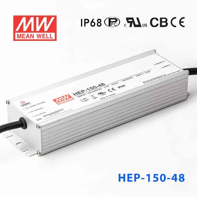 Mean Well HEP - 150 - 48A Power Supply 153.6W 48V - HEP - 150 - 48A - powersupplymall.com