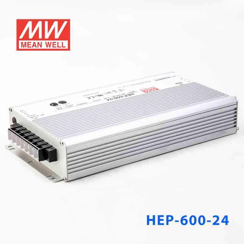 Mean Well HEP - 600 - 24 Power Supply 600W 24V - HEP - 600 - 24 - powersupplymall.com