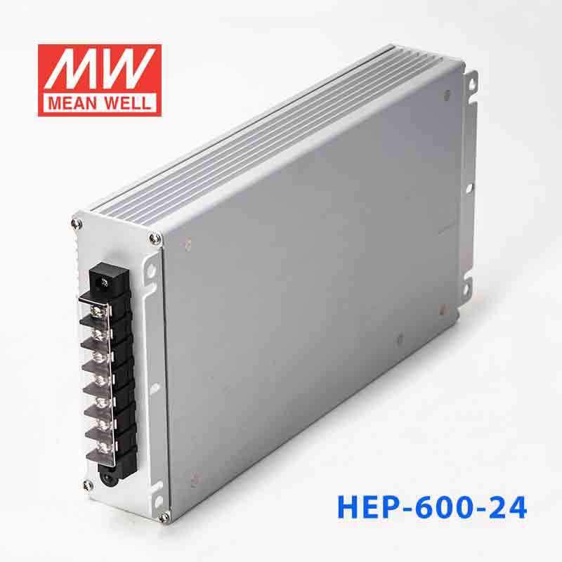 Mean Well HEP - 600 - 24 Power Supply 600W 24V - HEP - 600 - 24 - powersupplymall.com