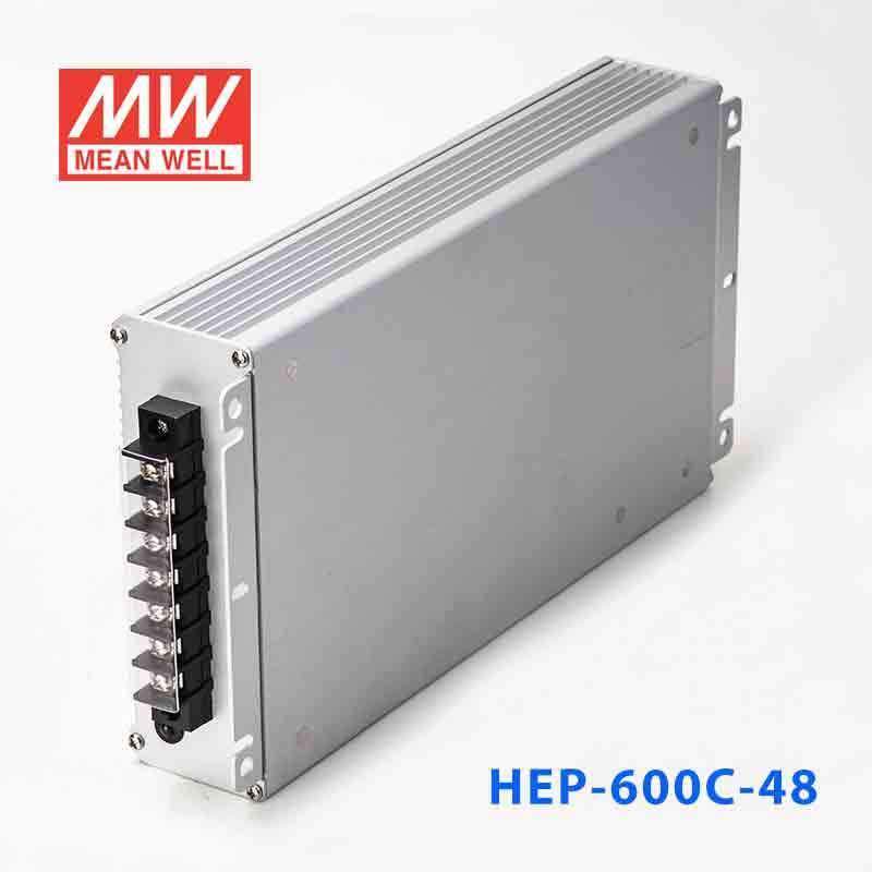 Mean Well HEP - 600C - 48 Battery Chargers 600W 57.6V 10.5A - 3 Stage W/PFC - HEP - 600C - 48 - powersupplymall.com