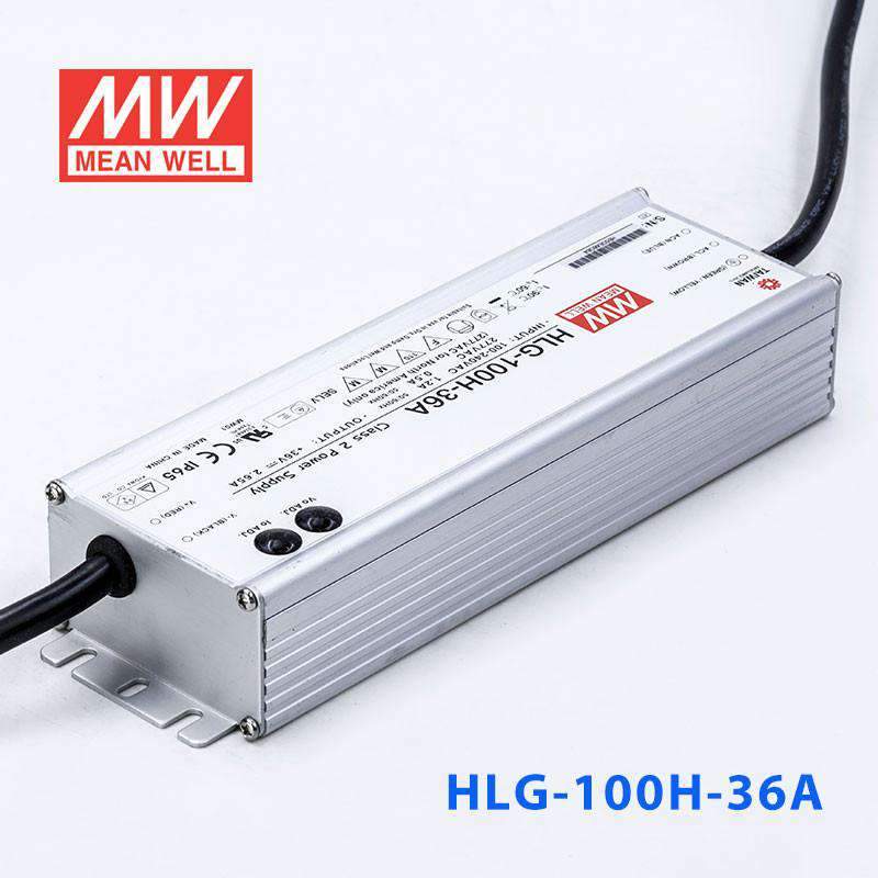 Mean Well HLG - 100H - 36A Power Supply 100W 36V - Adjustable - HLG - 100H - 36A - powersupplymall.com