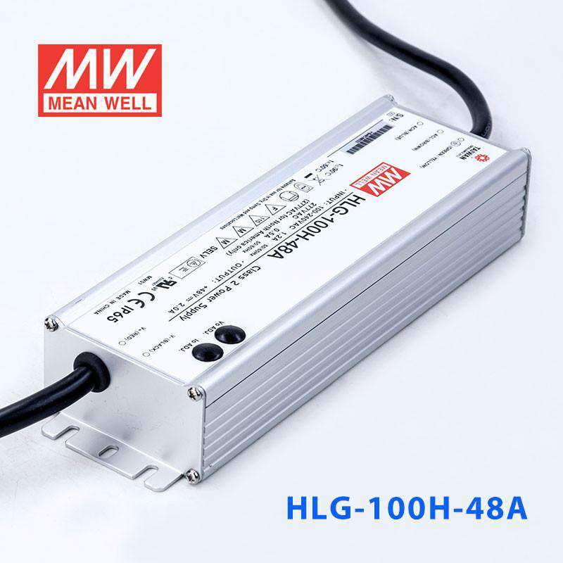 Mean Well HLG - 100H - 48A Power Supply 100W 48V - Adjustable - HLG - 100H - 48A - powersupplymall.com