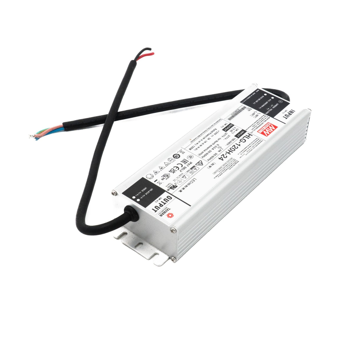 Mean Well HLG-120H-24 Power Supply 120W 24V 5A - HLG-120H-24 - powersupplymall.com
