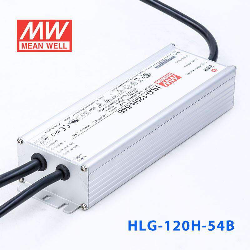 Mean Well HLG - 120H - 54B Power Supply 120W 54V - Dimmable - HLG - 120H - 54B - powersupplymall.com