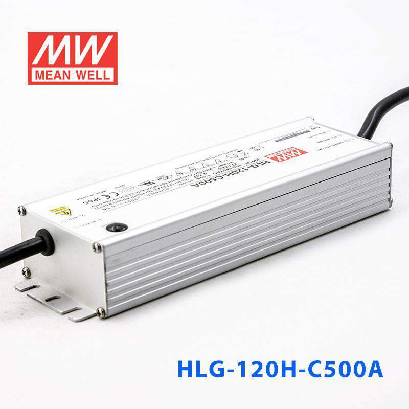 Mean Well HLG - 120H - C500A Power Supply 150W 500mA - Adjustable - HLG - 120H - C500A - powersupplymall.com