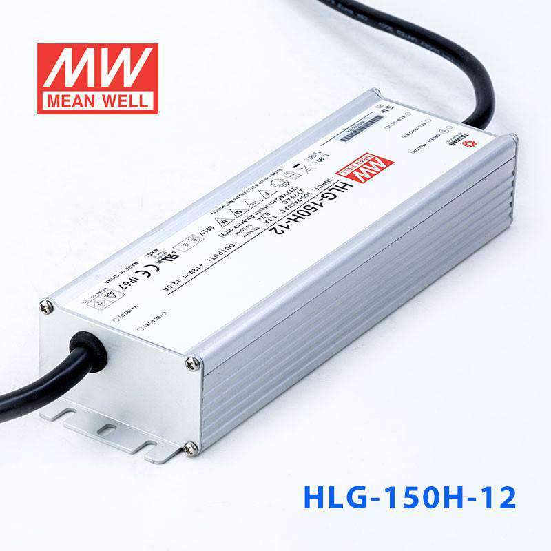 Mean Well HLG - 150H - 12 Power Supply 150W 12V - HLG - 150H - 12 - powersupplymall.com