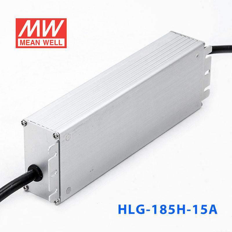 Mean Well HLG - 185H - 15A Power Supply 172.5W 15V - Adjustable - HLG - 185H - 15A - powersupplymall.com