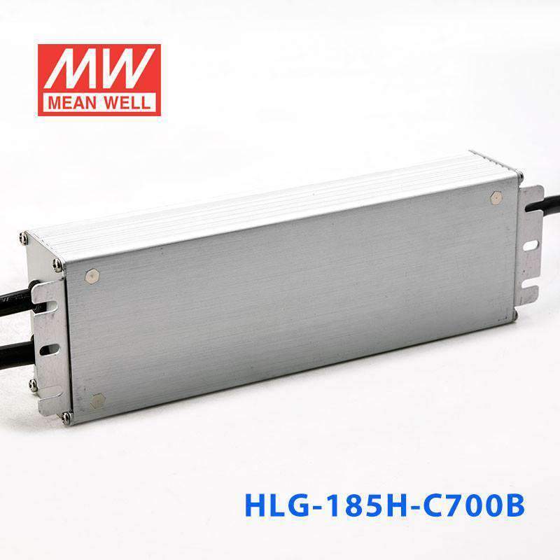 Mean Well HLG - 185H - C700B Power Supply 200.2W 700mA - Dimmable - HLG - 185H - C700B - powersupplymall.com