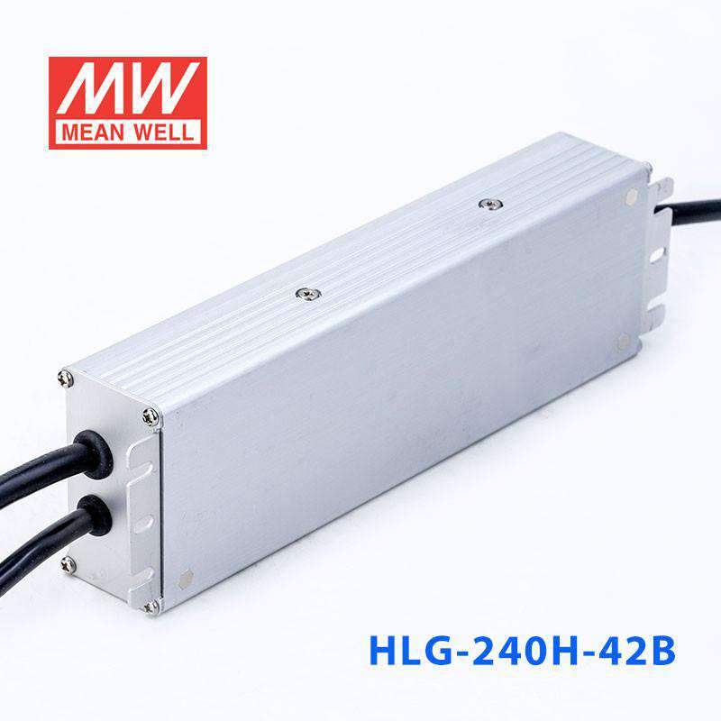 Mean Well HLG - 240H - 42B Power Supply 240W 42V - Dimmable - HLG - 240H - 42B - powersupplymall.com