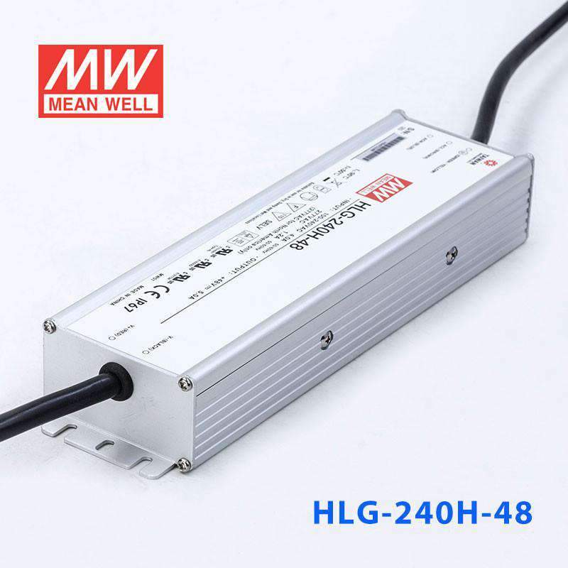Mean Well HLG - 240H - 48 Power Supply 240W 48V - HLG - 240H - 48 - powersupplymall.com