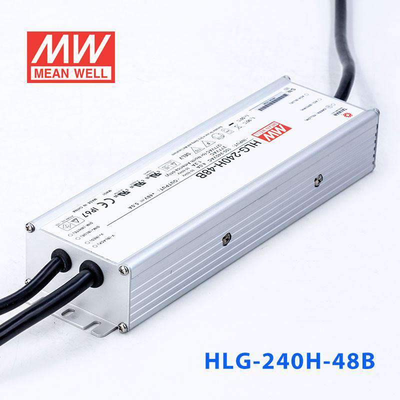 Mean Well HLG - 240H - 48B Power Supply 240W 48V - Dimmable - HLG - 240H - 48B - powersupplymall.com