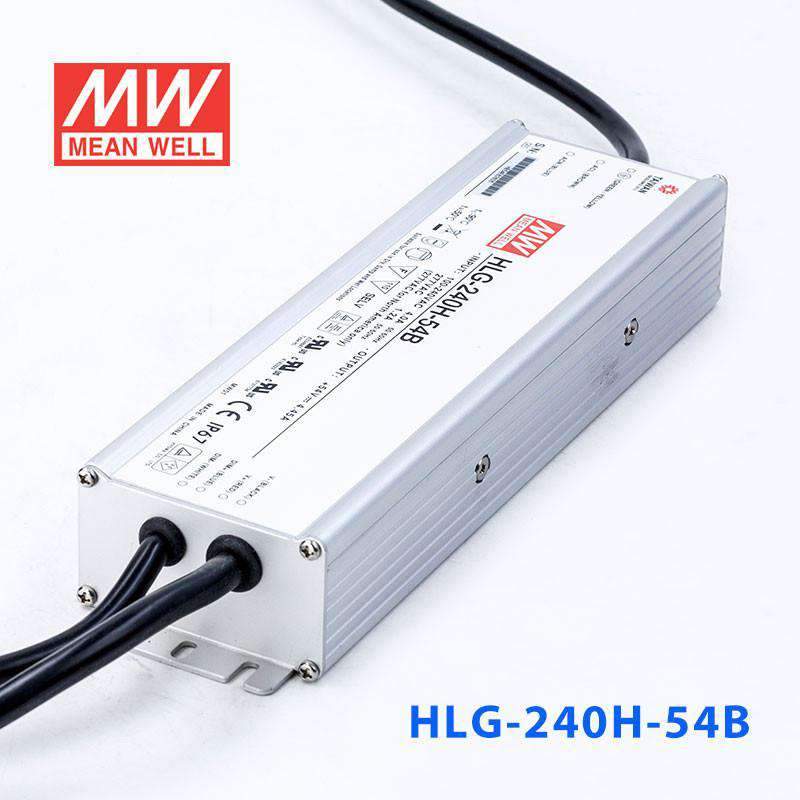 Mean Well HLG - 240H - 54B Power Supply 240W 54V - Dimmable - HLG - 240H - 54B - powersupplymall.com