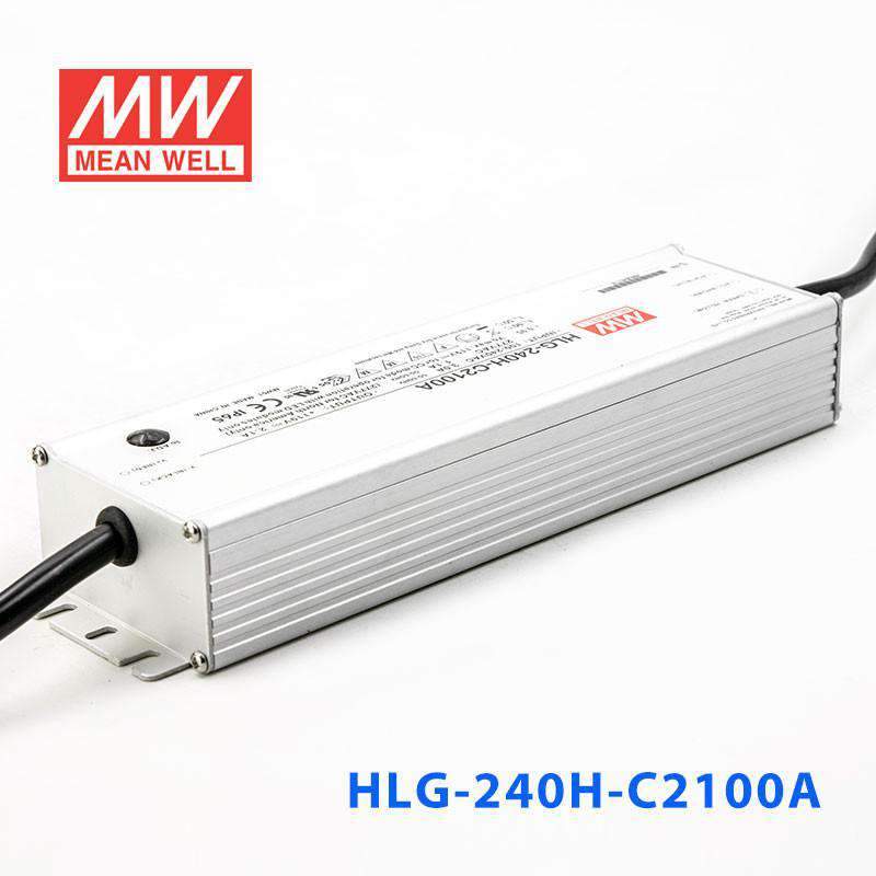 Mean Well HLG - 240H - C2100A Power Supply 249.9W 2100mA - Adjustable - HLG - 240H - C2100A - powersupplymall.com