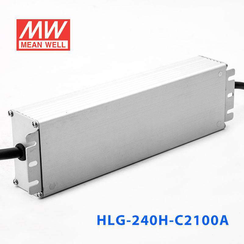 Mean Well HLG - 240H - C2100A Power Supply 249.9W 2100mA - Adjustable - HLG - 240H - C2100A - powersupplymall.com