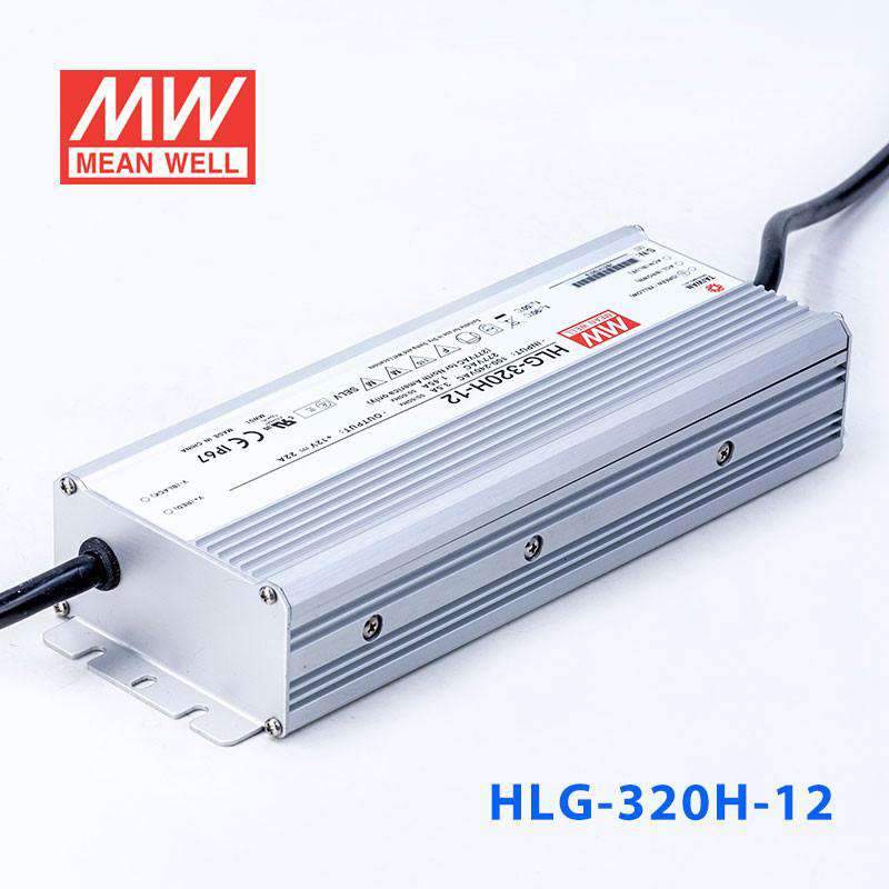 Mean Well HLG-320H-12 Power Supply 264W 12V 22A - HLG-320H-12 - powersupplymall.com