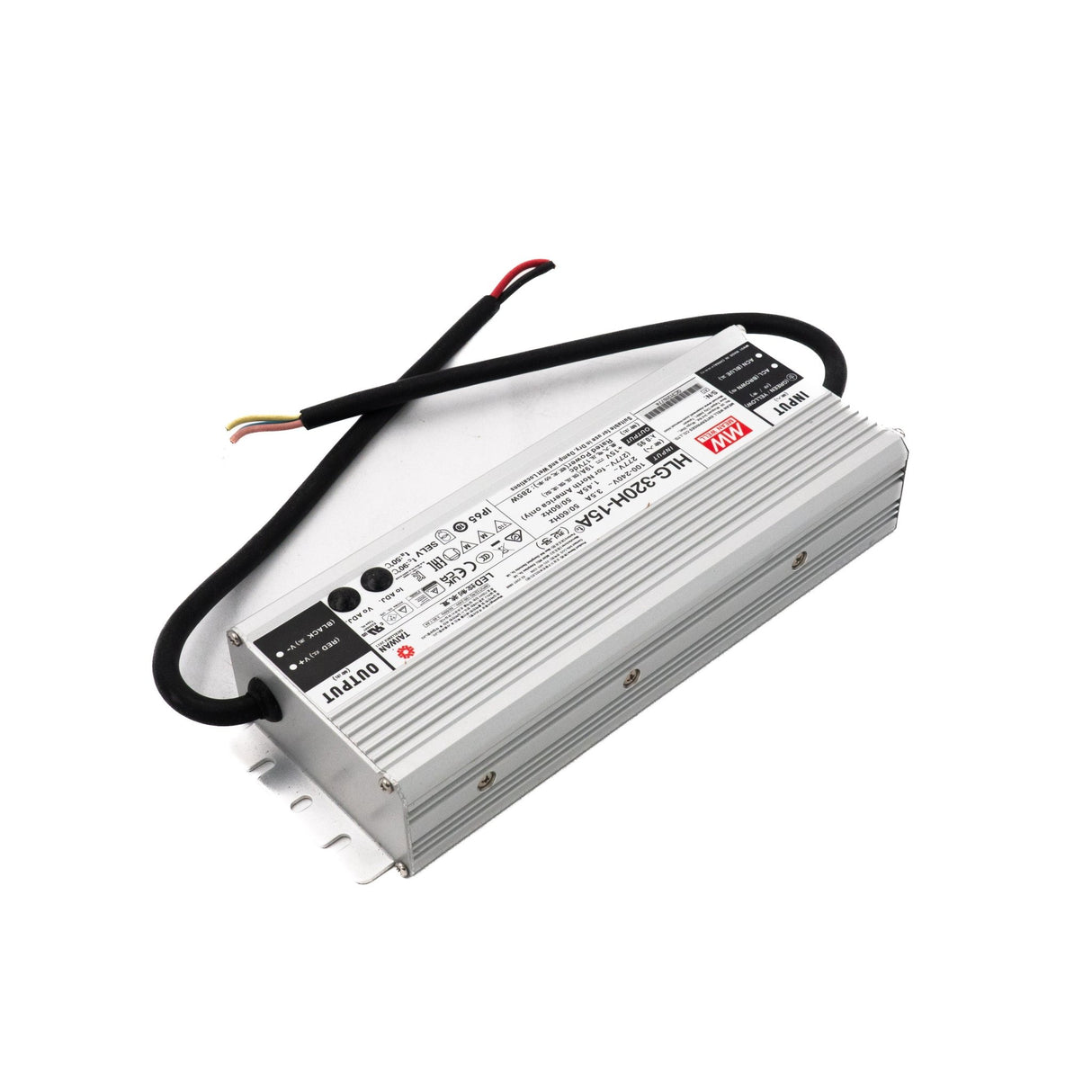 Mean Well HLG - 320H - 15A Power Supply 285W 15V - Adjustable - HLG - 320H - 15A - powersupplymall.com