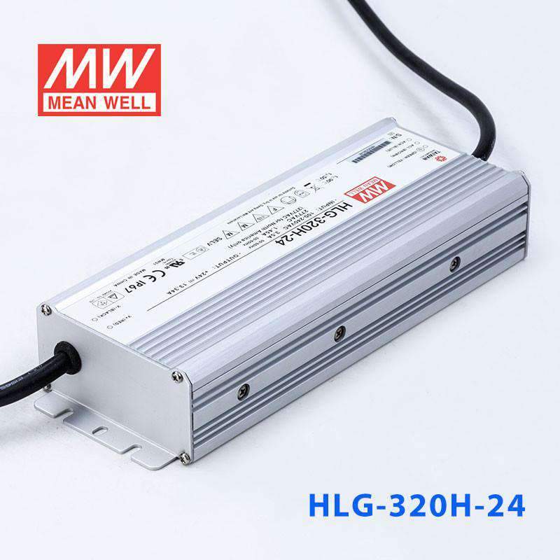 Mean Well HLG - 320H - 24 Power Supply 320W 24V - HLG - 320H - 24 - powersupplymall.com