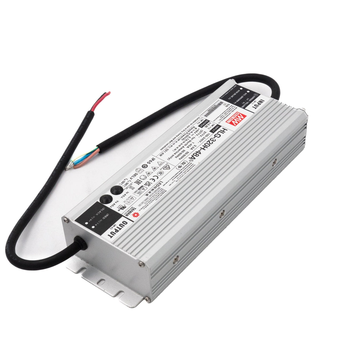 Mean Well HLG - 320H - 48A Power Supply 320W 48V - Adjustable - HLG - 320H - 48A - powersupplymall.com