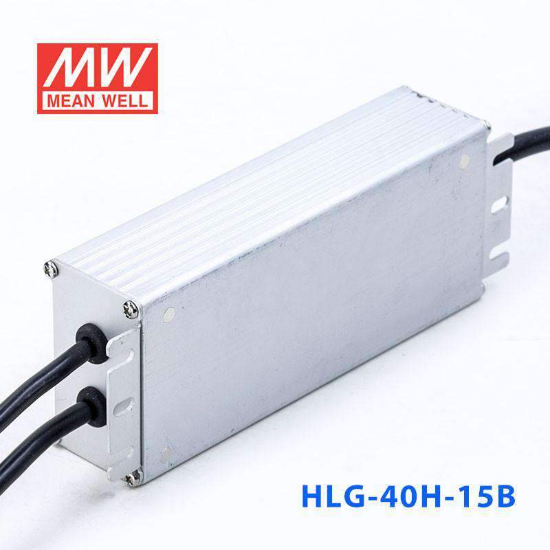 Mean Well HLG - 40H - 15B Power Supply 40W 15V - Dimmable - HLG-40H-15B - powersupplymall.com