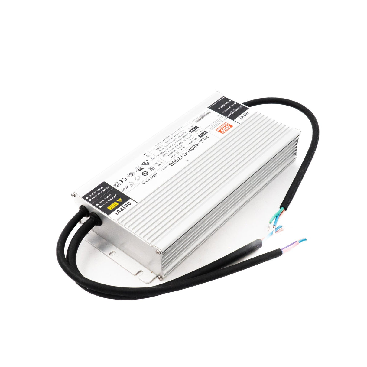 Mean Well HLG - 480H - C1750B Power Supply 480W 1750mA - Dimmable - HLG - 480H - C1750B - powersupplymall.com