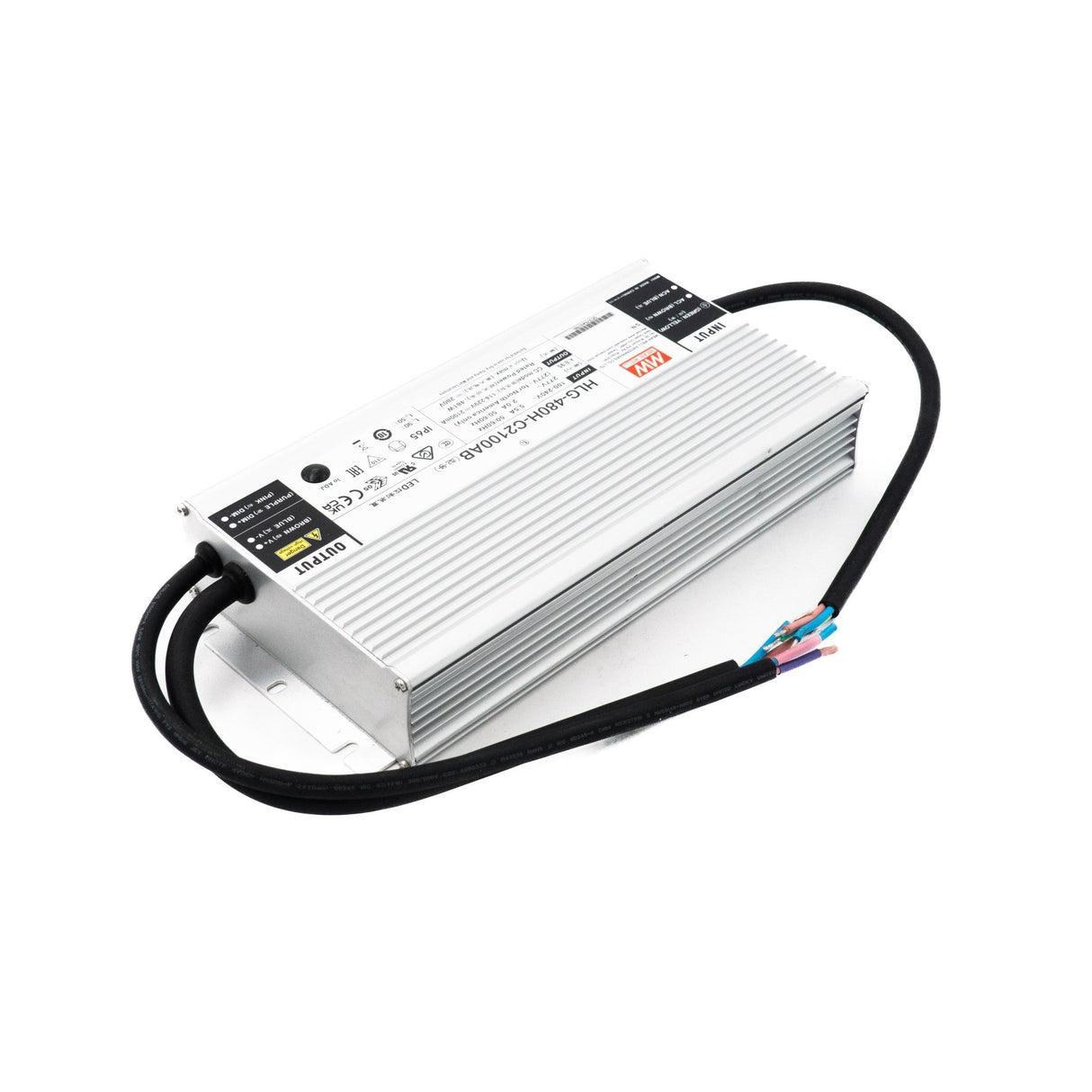 Mean Well HLG - 480H - C2100AB Power Supply 481W 2100mA - Adjustable and Dimmable - HLG - 480H - C2100AB - powersupplymall.com