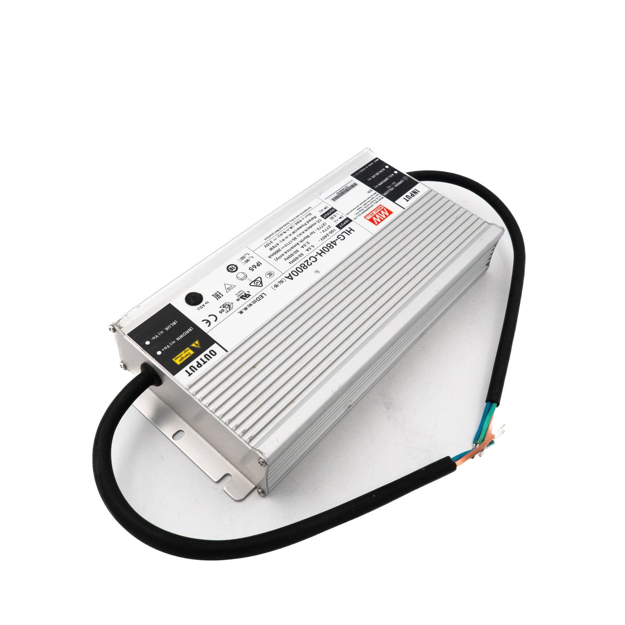 Mean Well HLG - 480H - C2800A Power Supply 479W 2800mA - Adjustable - HLG-480H-C2800A - powersupplymall.com