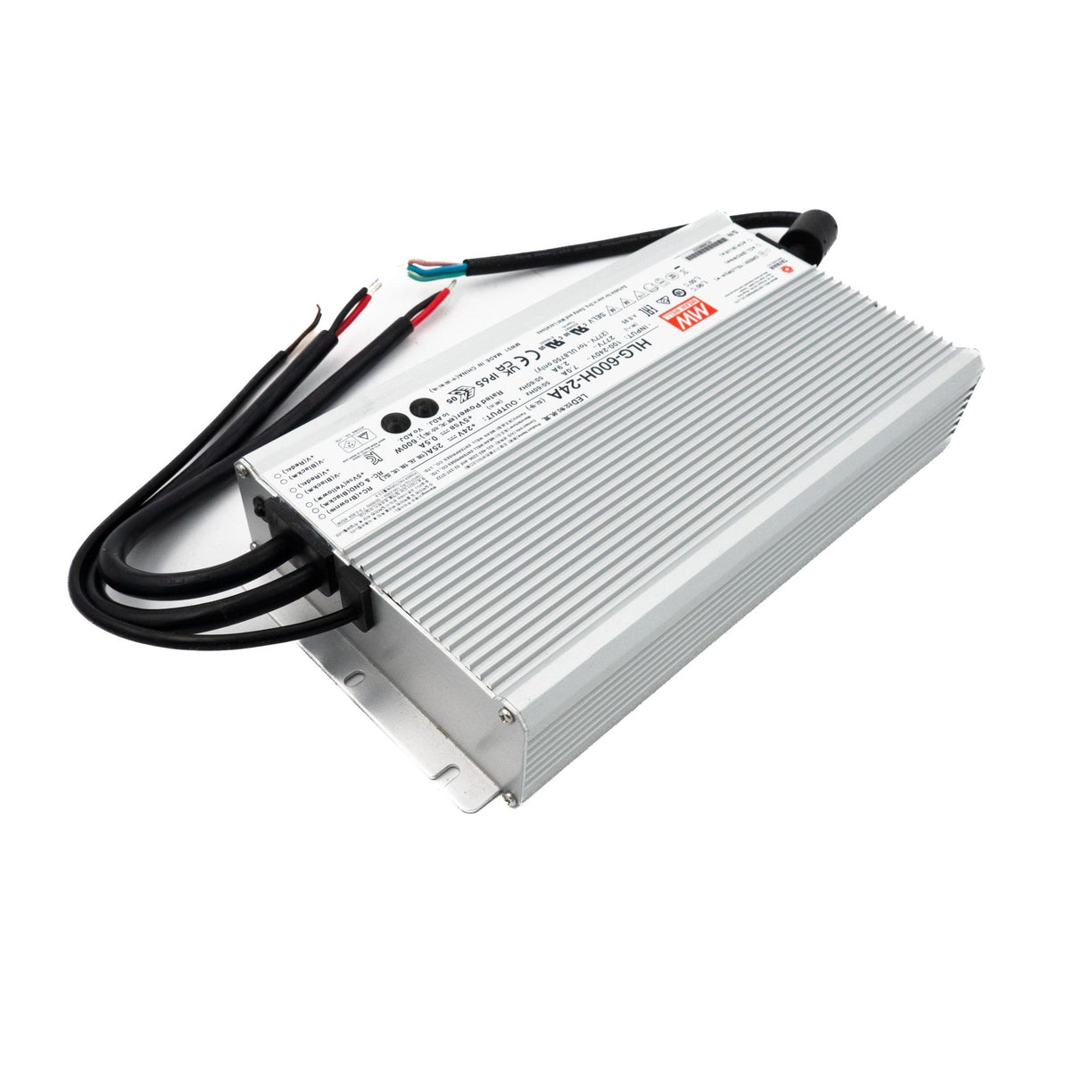 Mean Well HLG - 600H - 24A Power Supply 600W 24V - Adjustable - HLG - 600H - 24A - powersupplymall.com