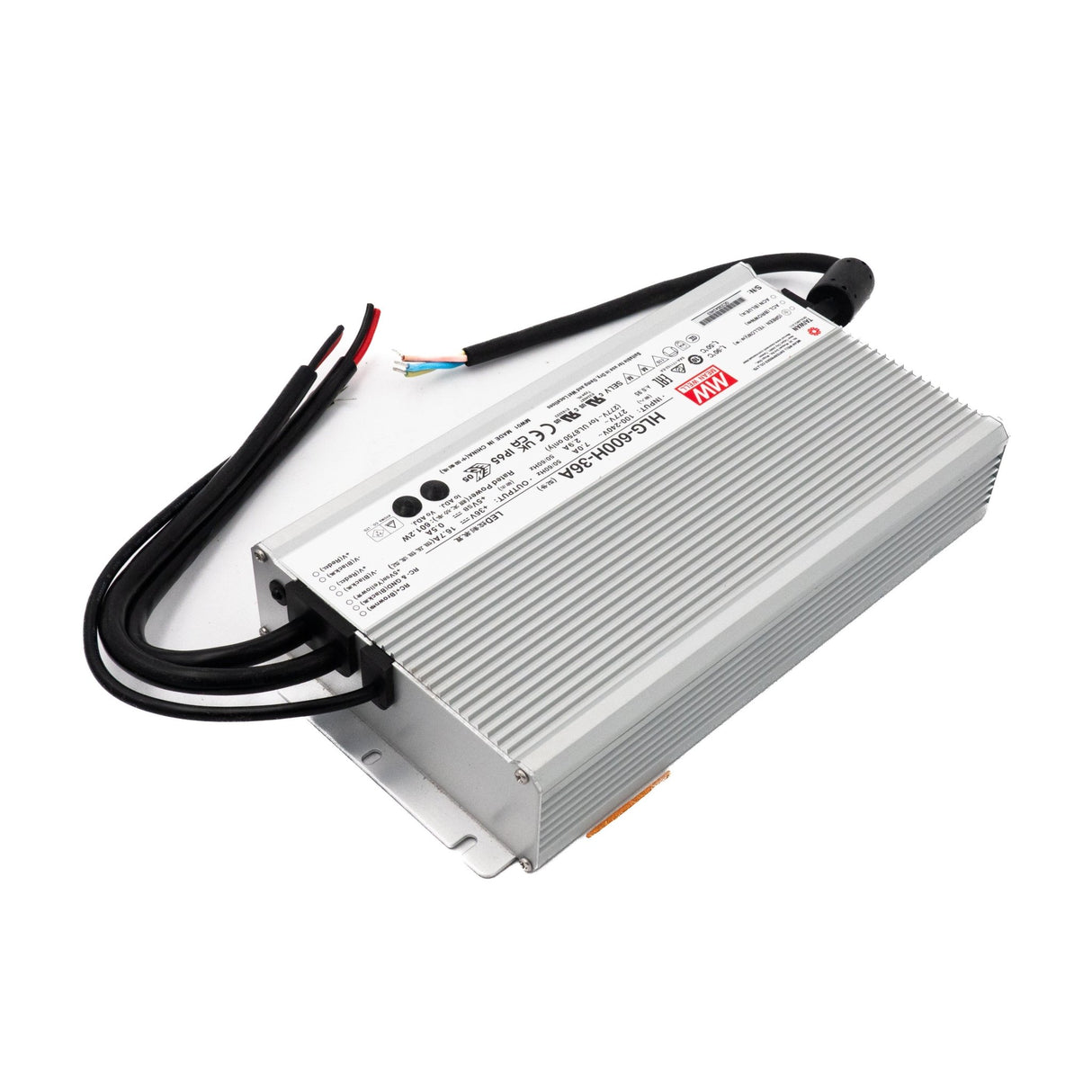 Mean Well HLG - 600H - 36A Power Supply 600W 36V - Adjustable - HLG - 600H - 36A - powersupplymall.com